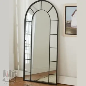 آینه گنبدی فلزی پنجره‌ای نیمه مشبک کد 81107