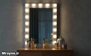 بهترین آینه چراغ دار سرویس بهداشتی