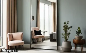 مدل آینه دیواری برای پذیرایی